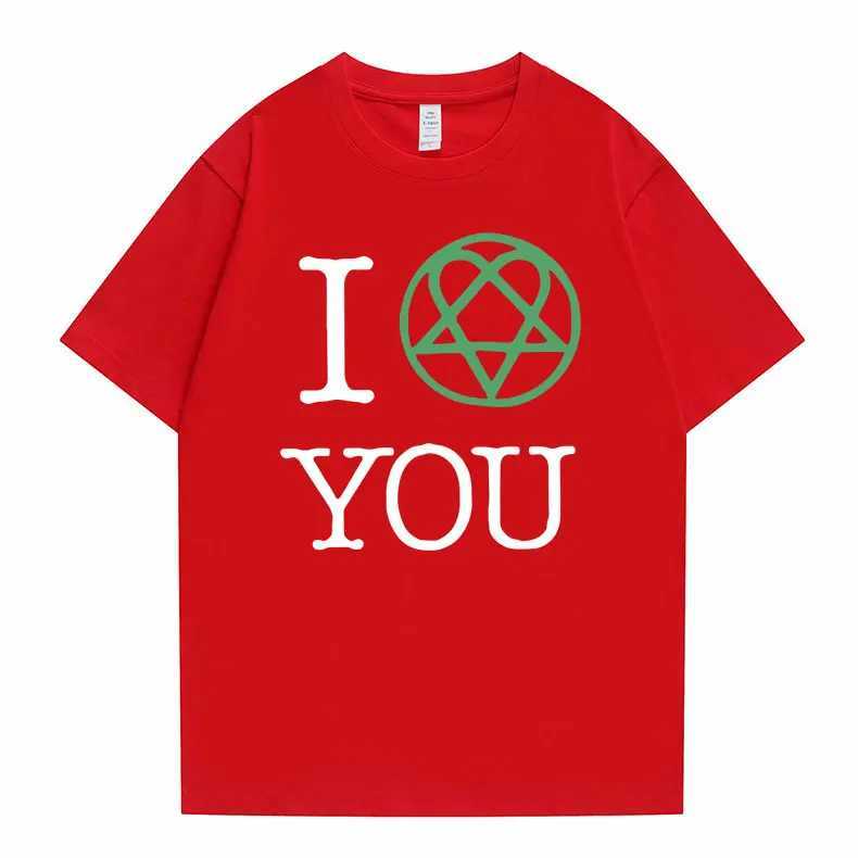 I Love You Opium Graphic T-shirt Rapper Playboi Carti Print T-shirts Men Women Hip Hop Loose Tees Mens Casual Vintage T Shirt W250607