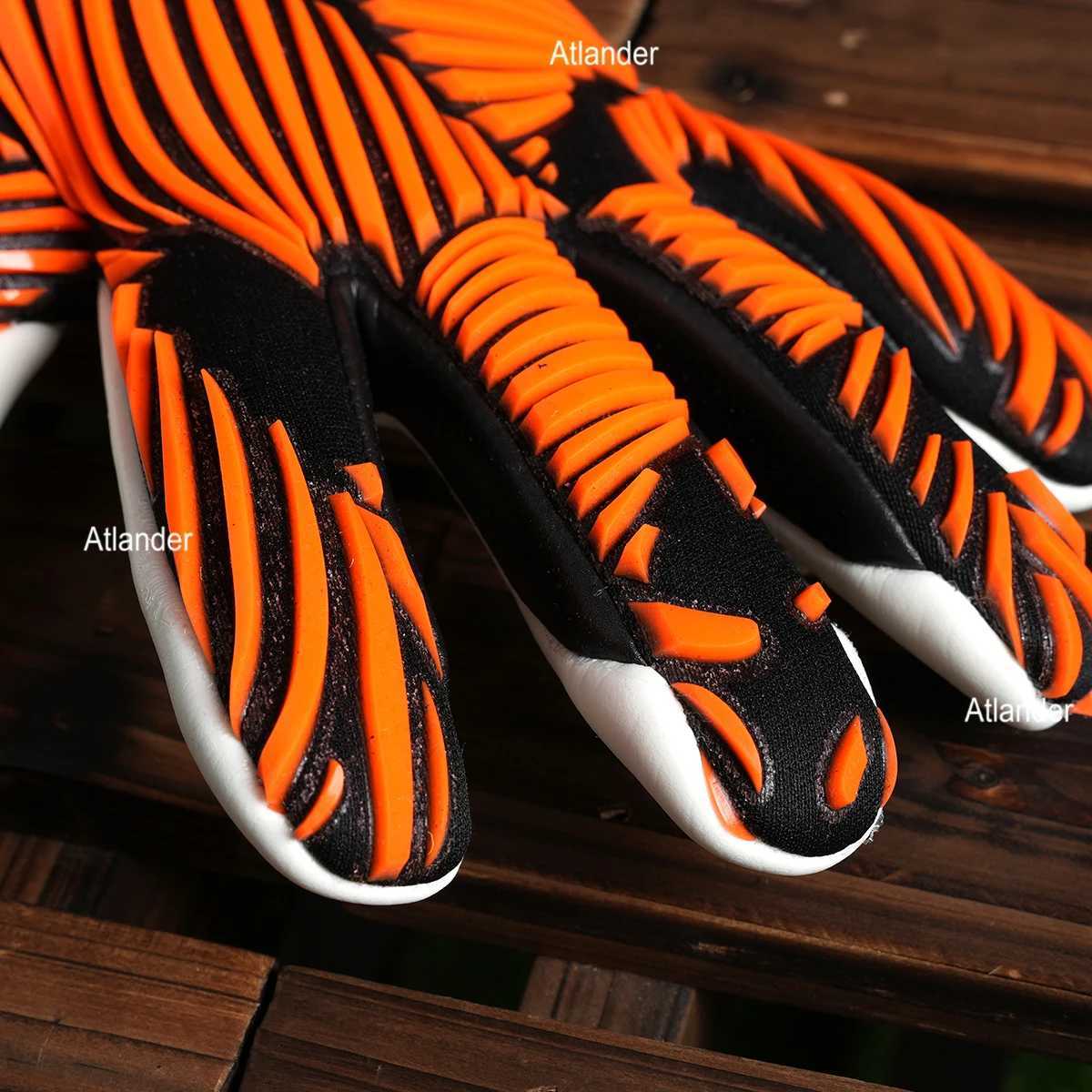 4mm Latex Goalkeeper Gloves Premier Quality Football Soccer Men Women Thick Gloves Football Non-Slip Futebol Match Goalie Gloves XJ250606