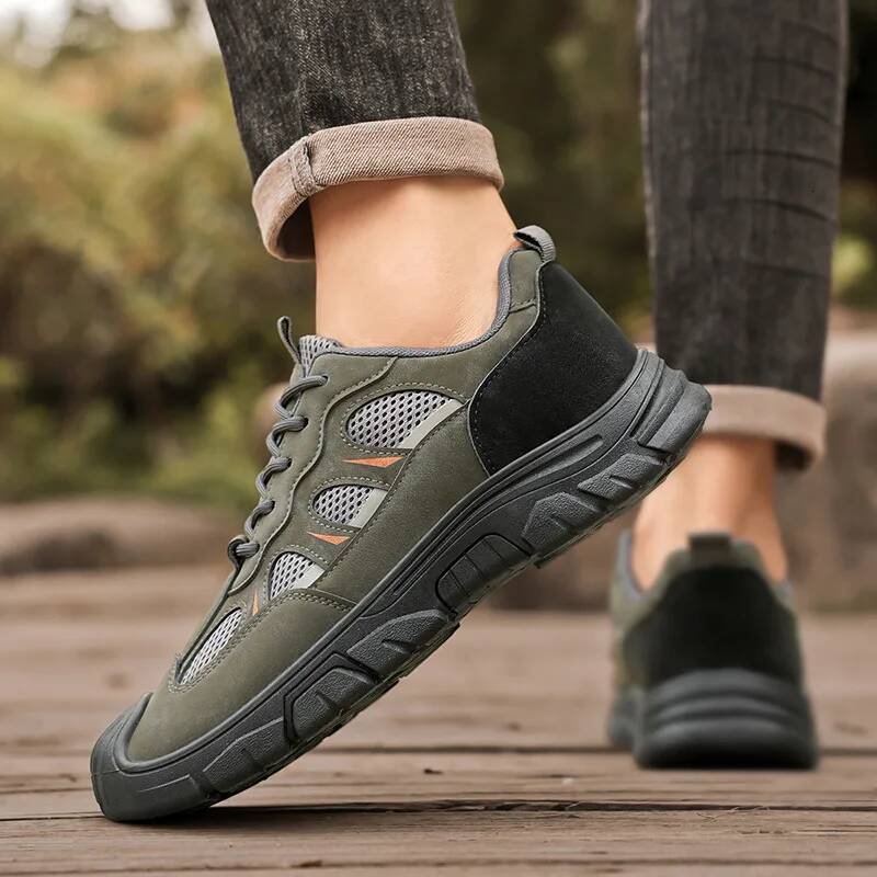 Ddmyoutdoor Summer Men S Trekking Sneakers Breathable Travel Walking Non Slip Outdoor Hiking Shoes Man Zapatillas De Hombre Outdoor Shoes