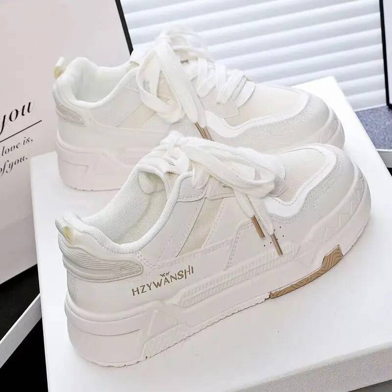 ddmyoutdoor Women Vulcanize Flat With Lace Up Sneakers Outdoors Non Slip Casual Comfortable Female Sports Shoes Outdoor Outdoor Shoes