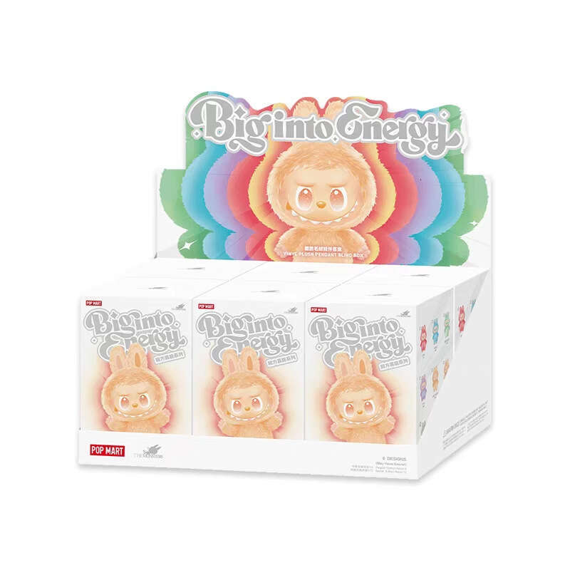 POPMART Labubu 3.0 Third Generation High-Energy aron Plush Keychain Blind Box