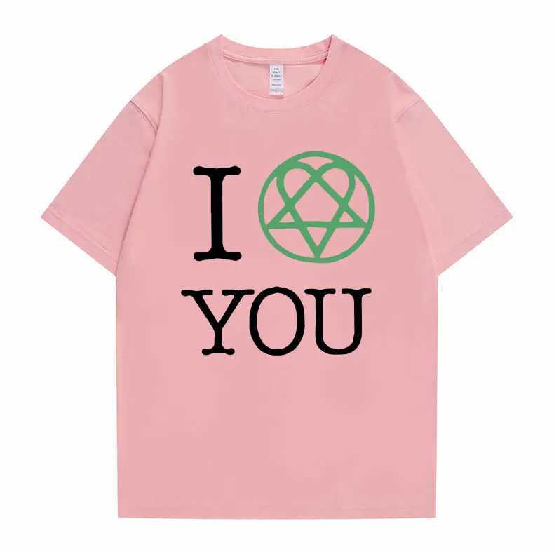 I Love You Opium Graphic T-shirt Rapper Playboi Carti Print T-shirts Men Women Hip Hop Loose Tees Mens Casual Vintage T Shirt W250607