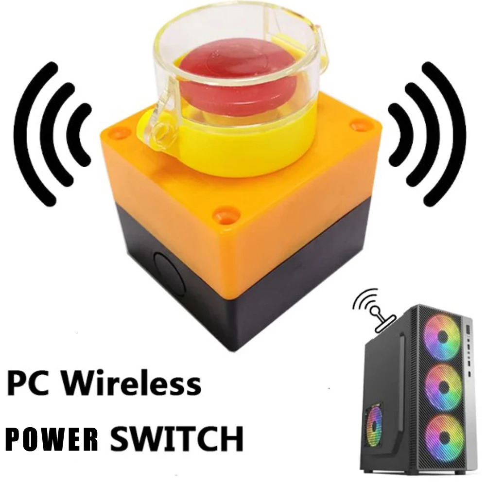 Remote Power ONOFF Switch for Desktop Computer. Wireless PC Motherboard Boot Button. Gaming Room Decoration 250606 - view 3