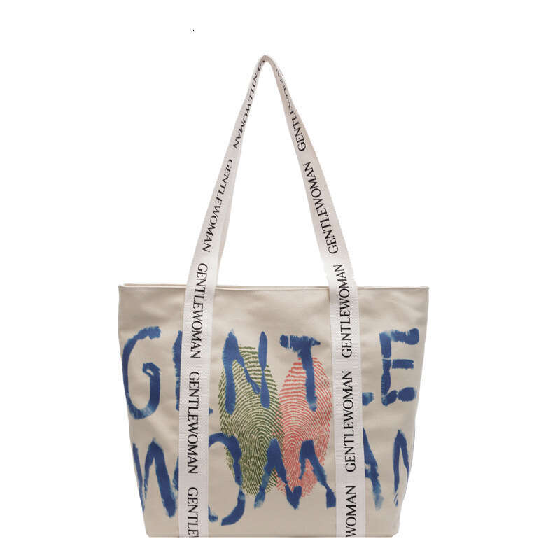 Fashion Letter Handbag for Women Trendy Personality Versatile Student Shoulder Korean Style Ins Large Capacity Tote Bag