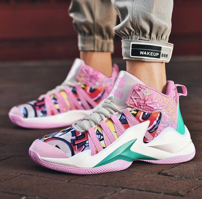 New Mandarin Duck Basketball Sneaker Shoes for Men Low cut Student Sports Blue Ball Shoes Outdoor Cement Floor Boots Women's Breathable Couple Sh