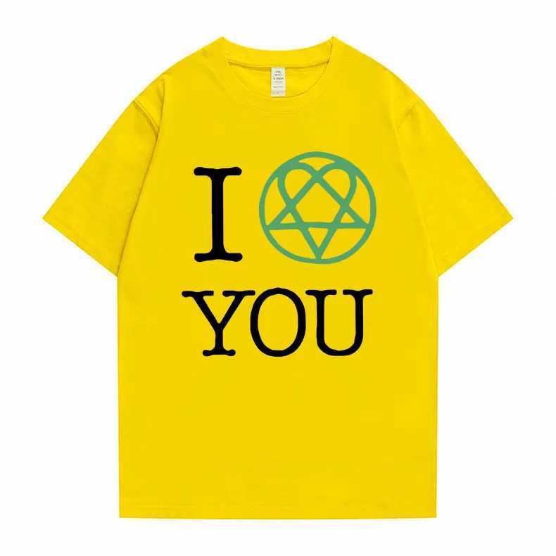 I Love You Opium Graphic T-shirt Rapper Playboi Carti Print T-shirts Men Women Hip Hop Loose Tees Mens Casual Vintage T Shirt W250607