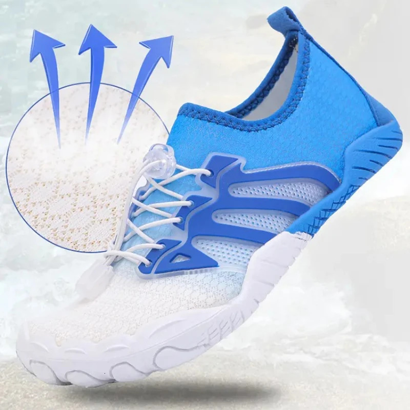 Swimming Men Beach Aqua Shoes Women Quick Dry Barefoot Upstream Surfing Slippers Unisex Hiking Water Shoes Women Wading Sneakers 250605