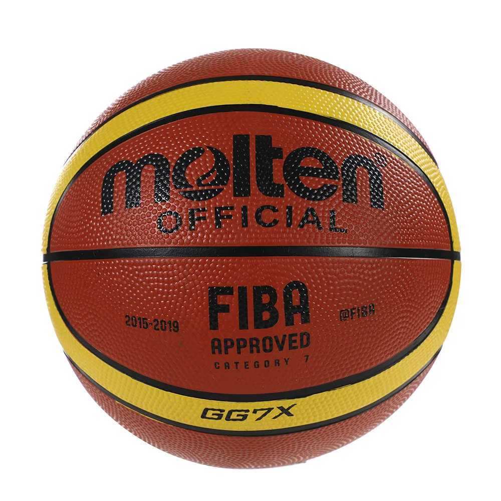 Rubber Basketball Size 7 for Outdoor Cement Court Adult Youth Sports Training Professional Game Equipment Basketball XJ250606