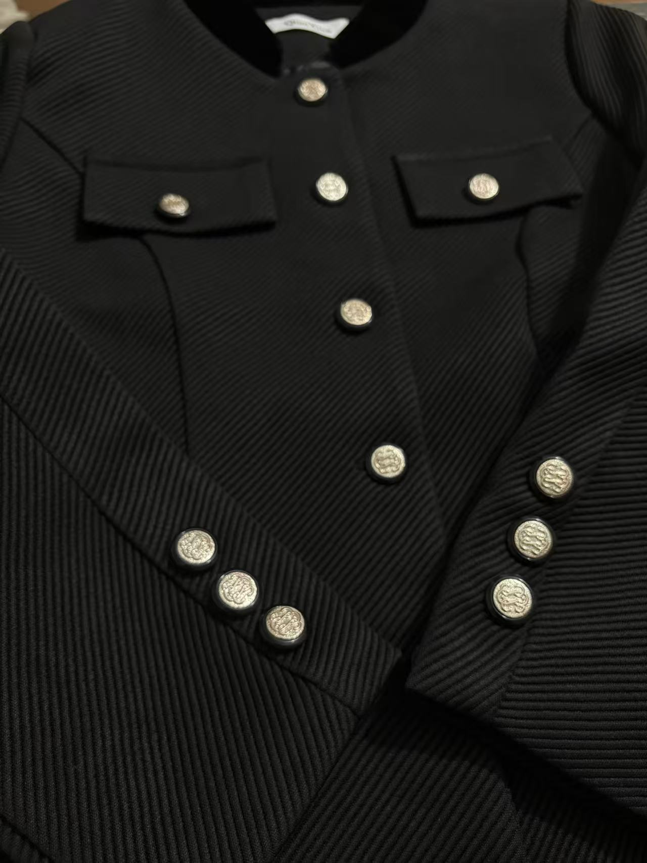 Womens stand collar slim waist with belt color single breasted medium long coat woolen S M L XL XXL