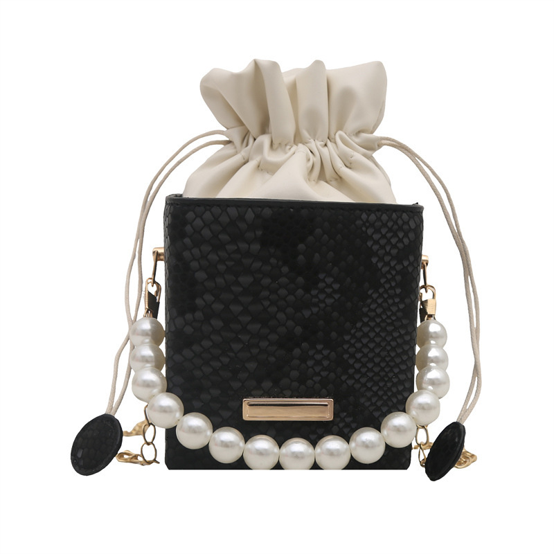 Top brand high-quality new free designer bag new fashion trend chain bag multifunctional fashion bucket bag pearl handbag unique shoulder bag new free