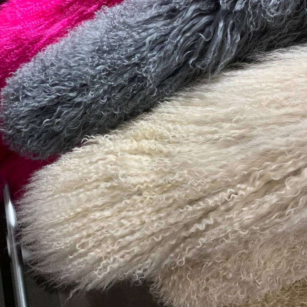 Jacket Stand Collar Women's Mongolian Coat Warm Winter Natural Fur Cloth 908