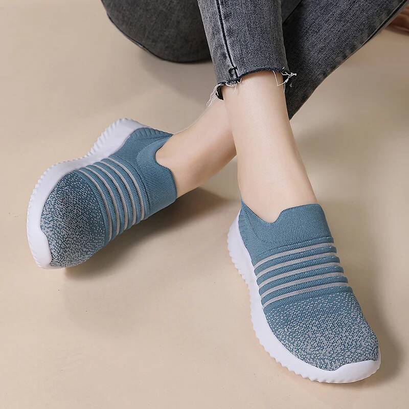 ddmyoutdoor Women S Shoes Lightweight Platform Sneaker Soft Sole Mesh Breathable Walking Comfortable Casual Single Shoe Large Size Outdoor Outdoor Sho