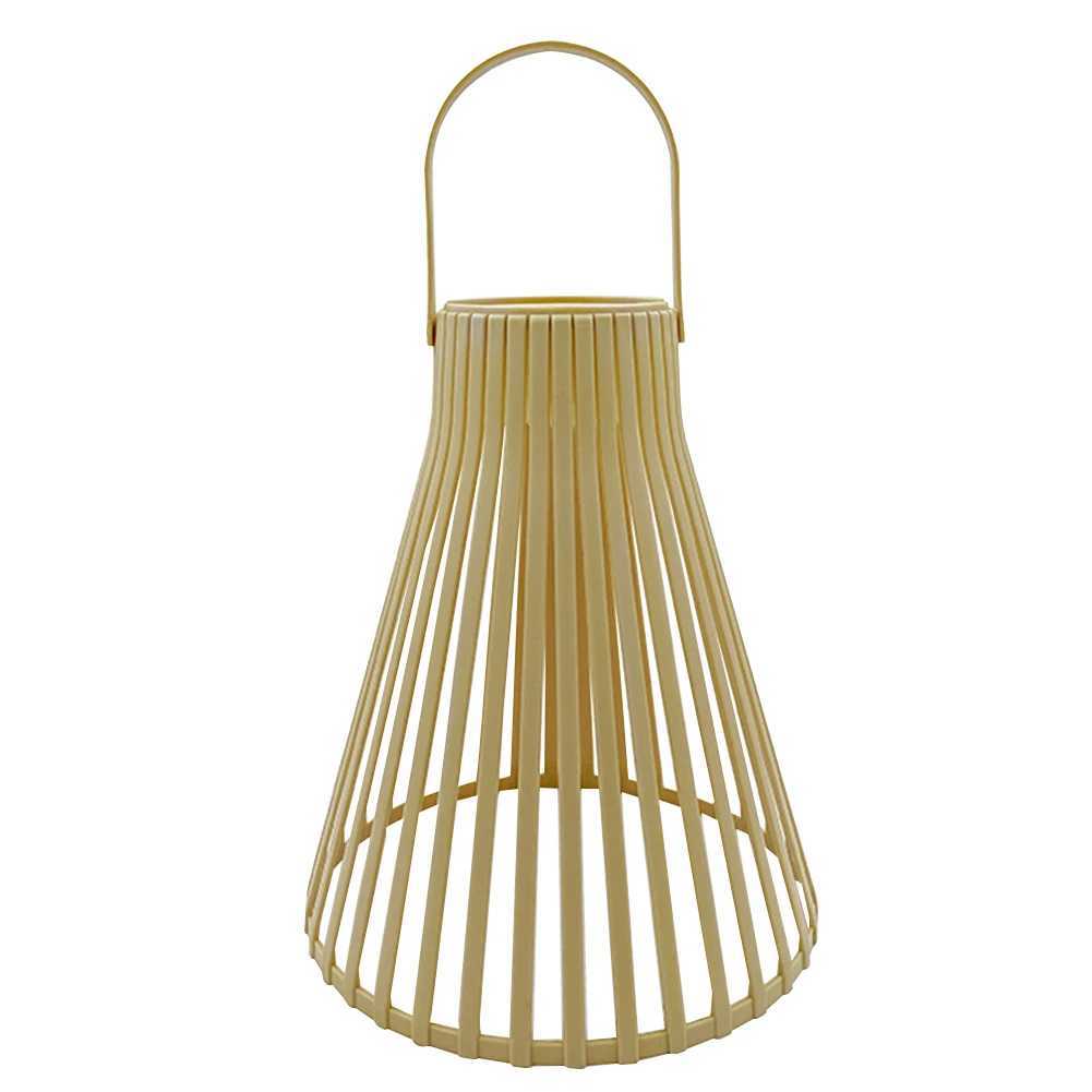 Outdoor Solar Hanging Lantern Solar Rattan Lantern IP55 Waterproof Solar Powered Retro Pendant Light for Yard Patio Lawn PathwayXJ250606