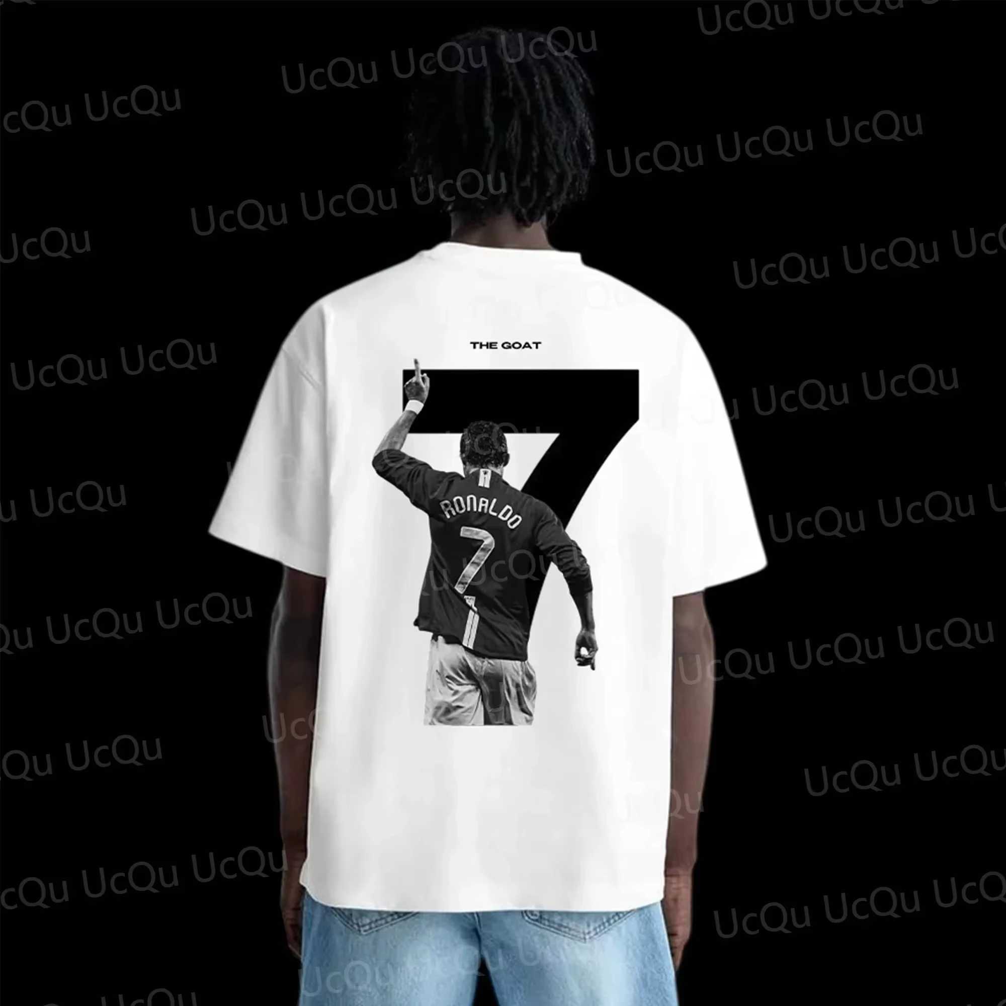 2025 CRISTIANO RONALDO Classics superstar #7super Fashion Printed Short Sleeve T-shirt Men Distress American Cotton X250613