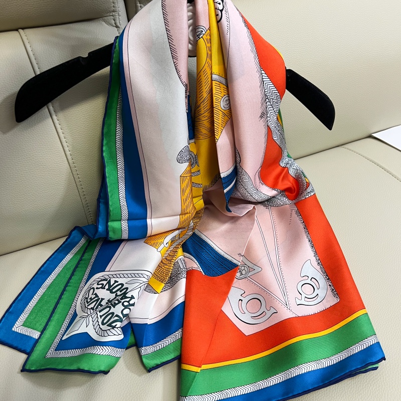 Yellow Print Silk S… - image