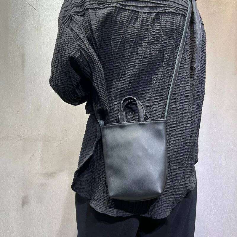 Natural Handbags Small Women's Vintage Genuine Leather Bags For Women Shoulder Crossbody Bag Black Cowhide Purse 2025/06/07