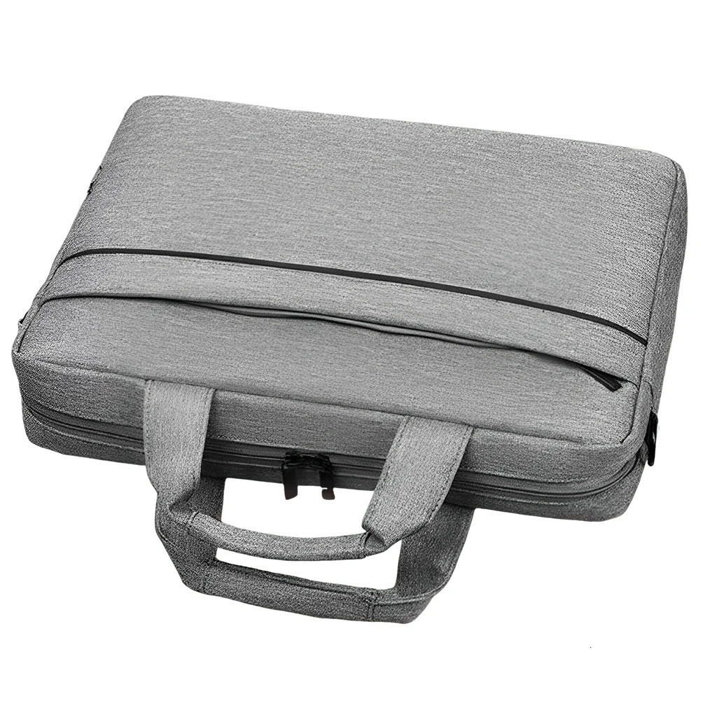 Laptop Carrying Case Shockproof Laptop Crossbody Bag Waterproof Nylon Laptop Handbag 3 Compartments for 14 Inch Laptop 250603