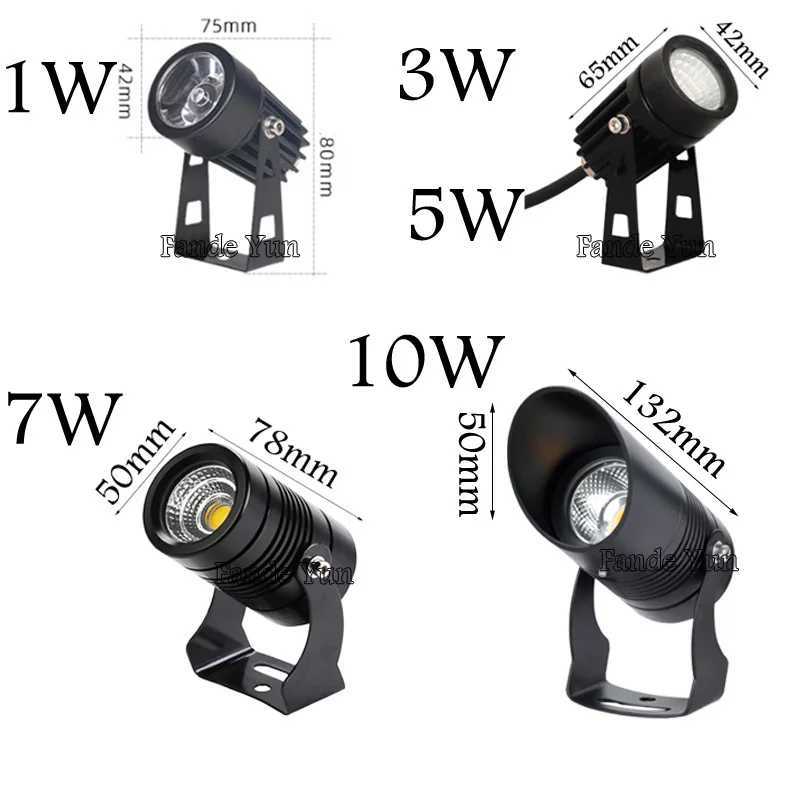 Dimmable Waterproof Landscape LED Lawn Light 12V 110V 220V Landscape Spot Light IP65 Outdoor LED Light 3W 5W 10W 12W Garden Lamp W250607