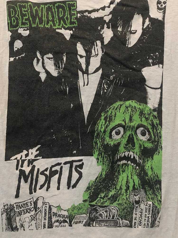 The Misfits Band Punk Wind Rock Vintage Peripheral Heavy Cotton Short Sleeve Mens and Womens T-Shirts Tide W250607