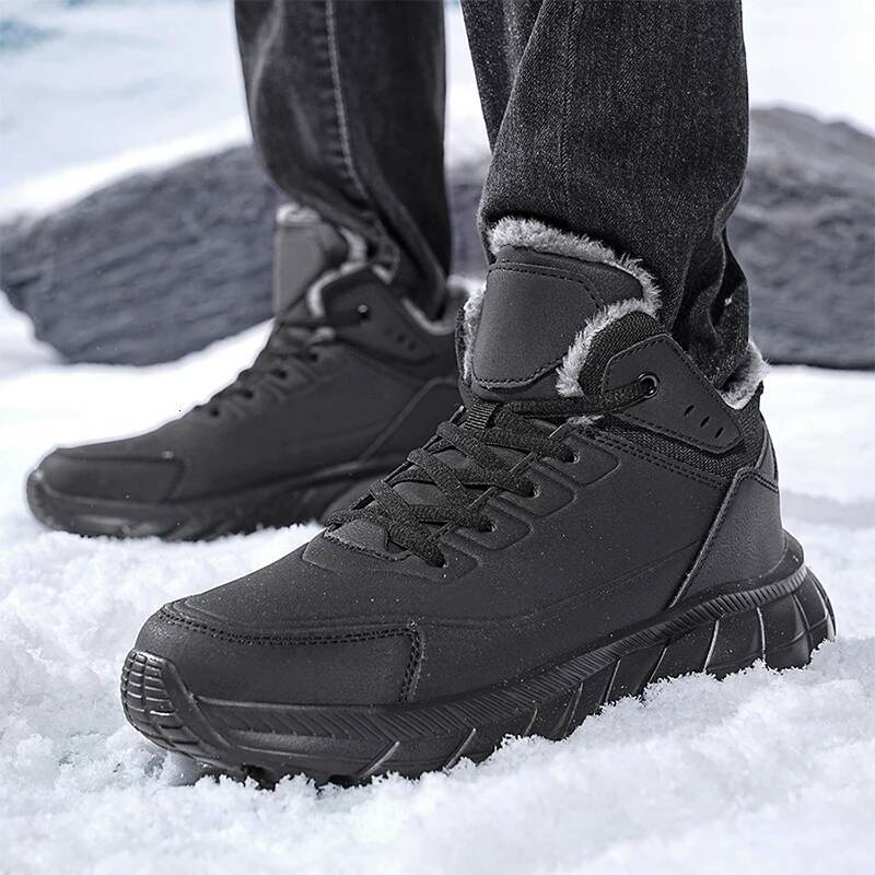 Ddmyoutdoor Men Outdoor Sneakers Winter Comfortable Warm Sneaker Male Footwear Climbing Plush Sports Shoes Size Outdoor Shoes