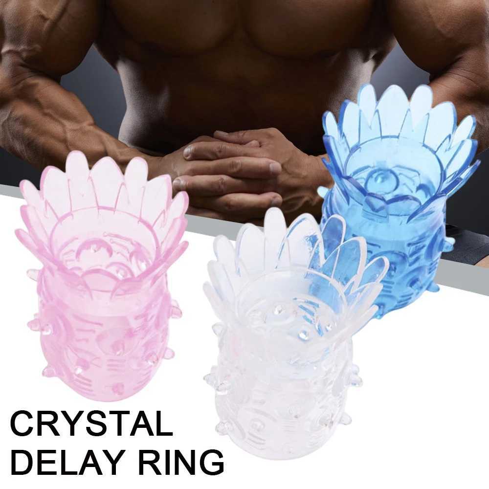 Cock Penis Ring Male Delay Ejaculation Adult Sex Toys Dotted Scrotum Lock Ring Penis Lasting Rings Durable Reusable Sex Products XJ250607