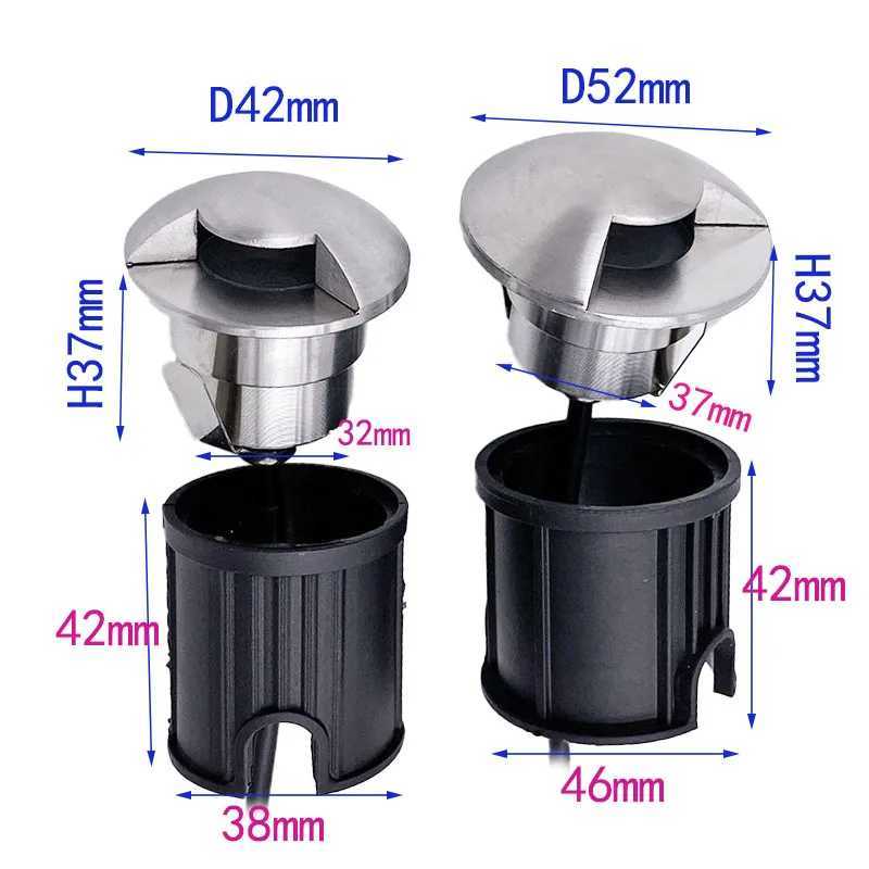 Underground Light IP67 Waterproof Outdoor Buried Focus Lamp 3W 12V Recessed Spotlight LED Deck Step Stair Ground Garden Light W250607