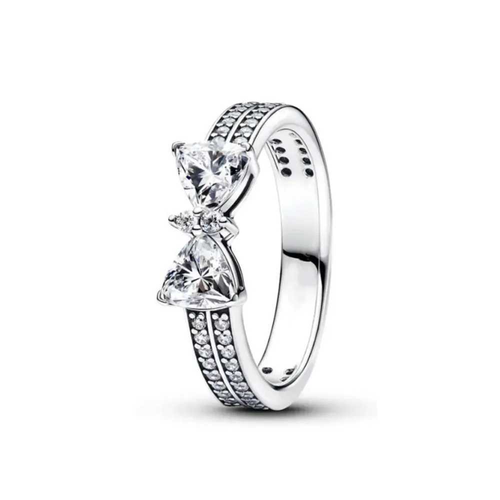 European 925 Sterling Silver Size 6 7 8 9 Jewelry Blue Daisy Star Stone Ring For Women Party Wedding Fashion XJ250606