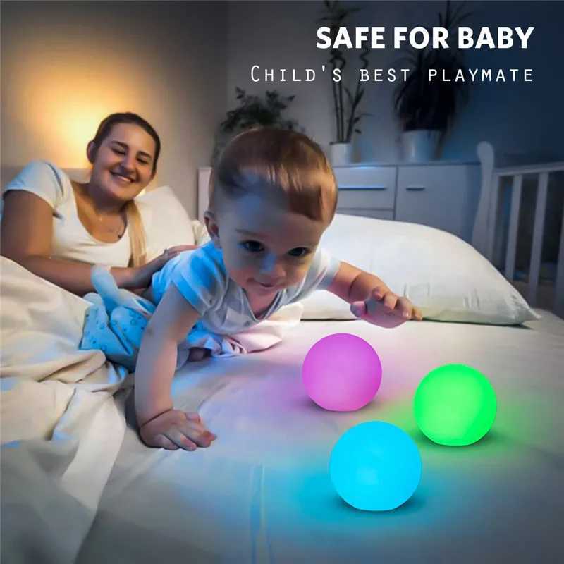 1/6PC Floating Garden Ball Light Swimming Pool Lights 16Color Waterproof Lawn Lamp Pool Toy Outdoor Party Wedding Bar Decor W250607