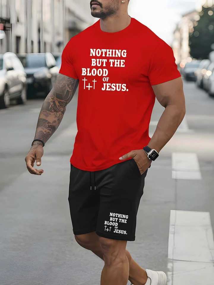 The 2025 summer new mens suit features 3D printed patterns casual and comfortable round neck short sleeves and shorts.It is W250609