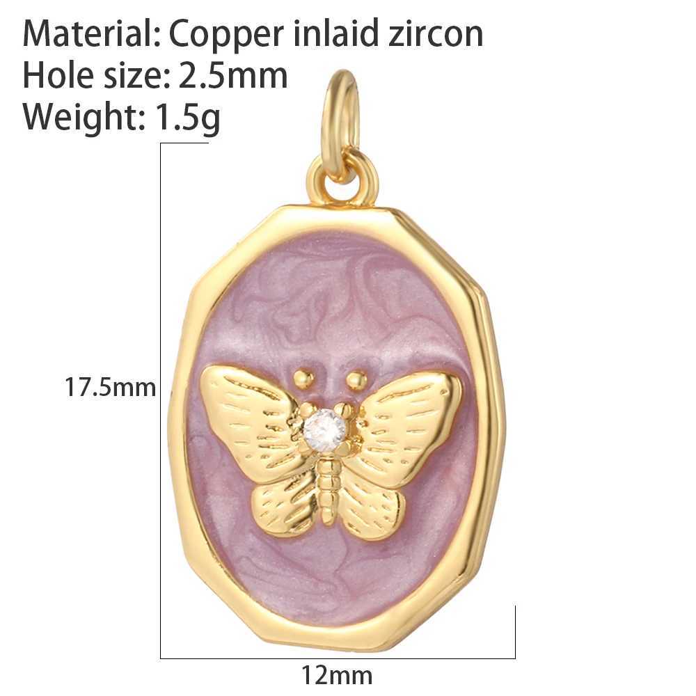 Cute Heart Charms for Jewelry Making Supplies Gold Color Cross Butterfly Charm Dijes DIY Woman Earrings Necklace Bracelet Pendant XJ250607