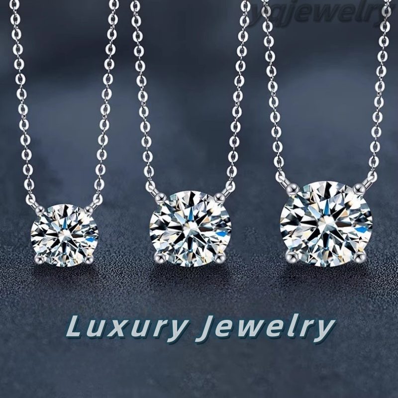 2025 Choucong Moissanite Diamond Pendant Simple Fashion Jewelry luxury jewelry Gemstones Women Beach Clavicel Necklace Gift designer necklace for women