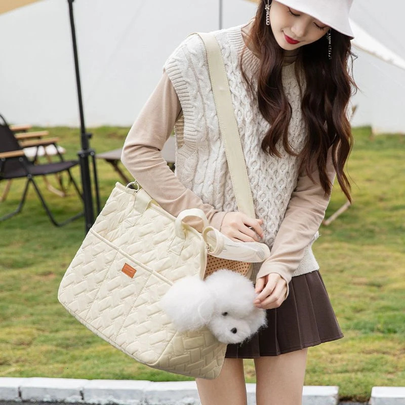 Pet Bag Dog Go Out Portable Backpack Cat Travel Messenger Bag Car Washable Puppy Tote Safety 250603