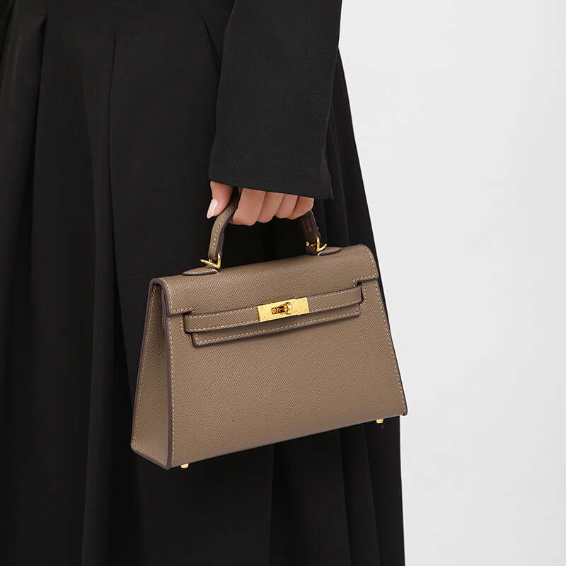 Cute Minimalist Design: Slimline Womens Pocketable Shoulder & Cross Body Satchel