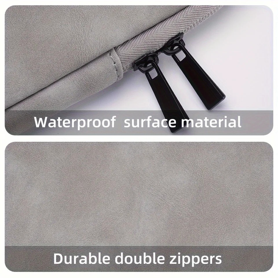 11 13 14 15 Inch Laptop PU Leather Protective Tablet Bag Computer Pouch Case Storage Bags Slim Laptop Sleeve for Macbook Perfect 250605