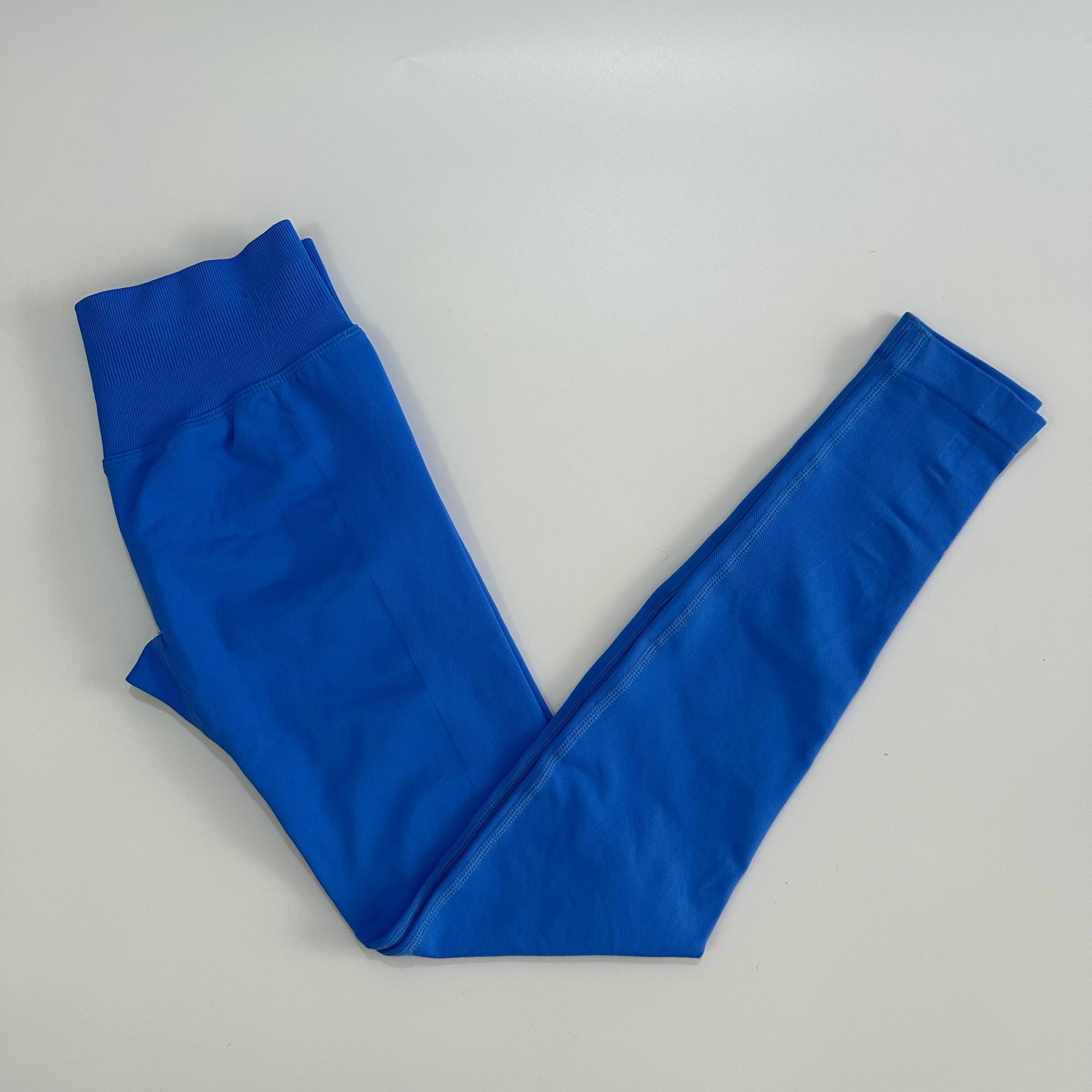 Women Low Ribbed Band Scrunch Bum Seamless Yoga Pants Gym Leggings Fiess Sweat Wicking Stretch Workout Tights