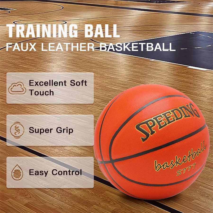 Professional Basketball Ball PU Non-slip Basketballs Outdoor Indoor Training Ball Competition Team Basket Standard BallXJ250606