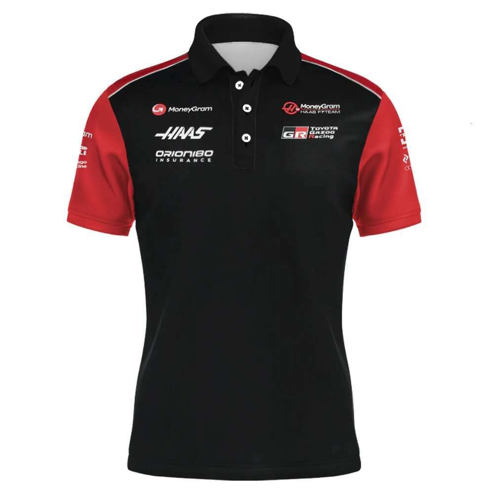 Mens Designer Motocycle Racing Clothing Haas F1 2026 Mens Team Polo Shirt Summer New Quick Dry Outdoor Sports T-Shirt Esteban Ocon Oliver motorcycle suit Bearma