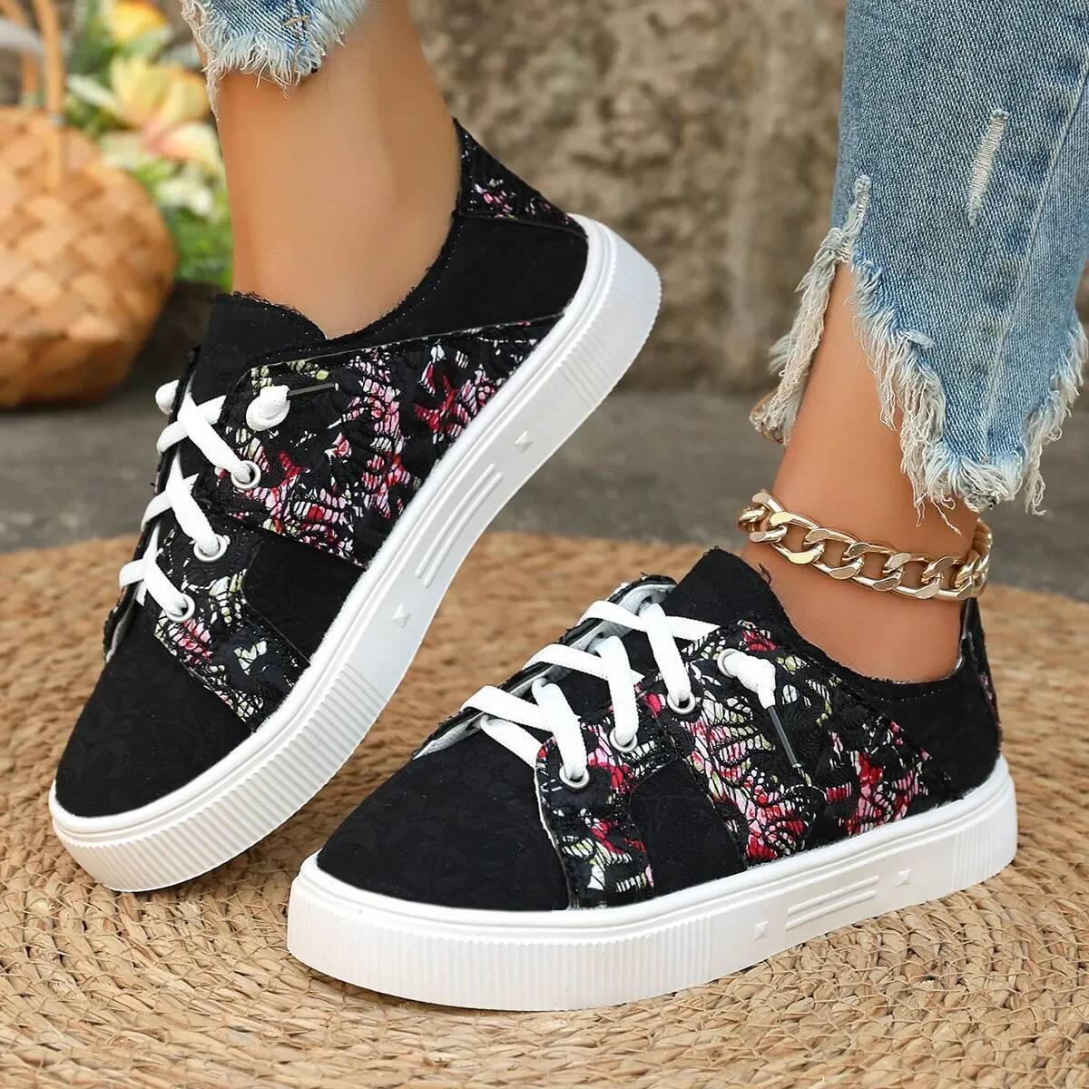 Ddmyoutdoor Ddmyoutdoor Women S Spring New Canvas Breathable Lace Up Round Toe Board Lightweight Casual Flat Sole Single Shoes For Outdoor Outdoor Sho