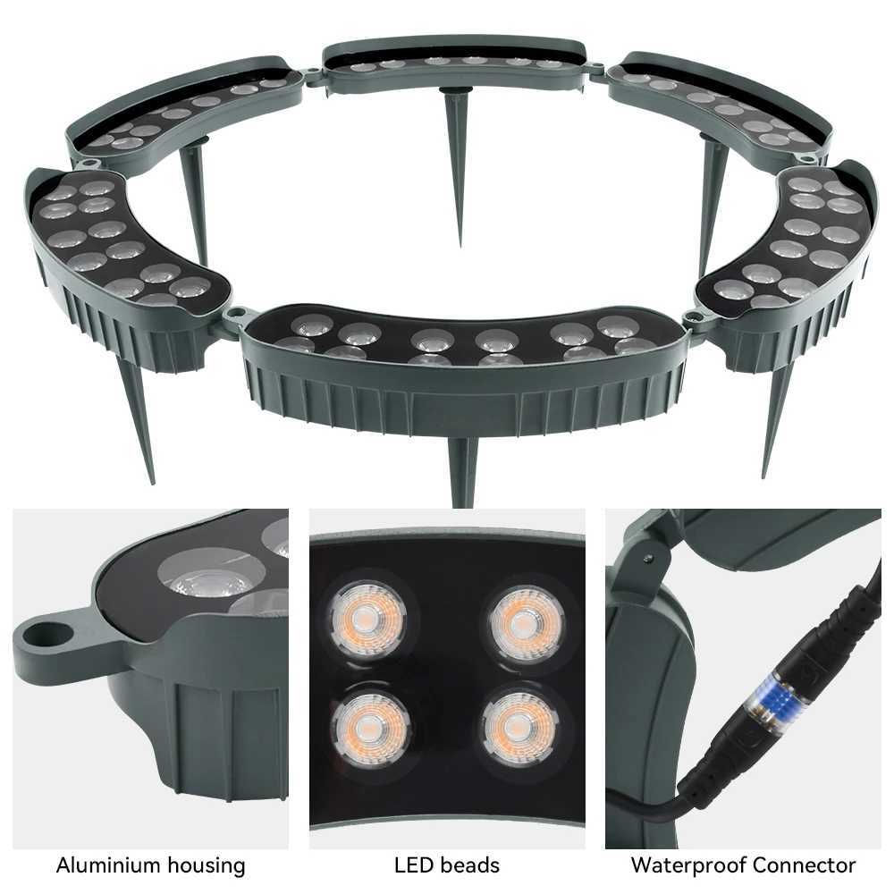 Outdoor Tree Spot Light Hugging Tree light Free Splicing IP65 Waterproof LED Holding Lamp Garden Lawn Supermarket Outside W250607