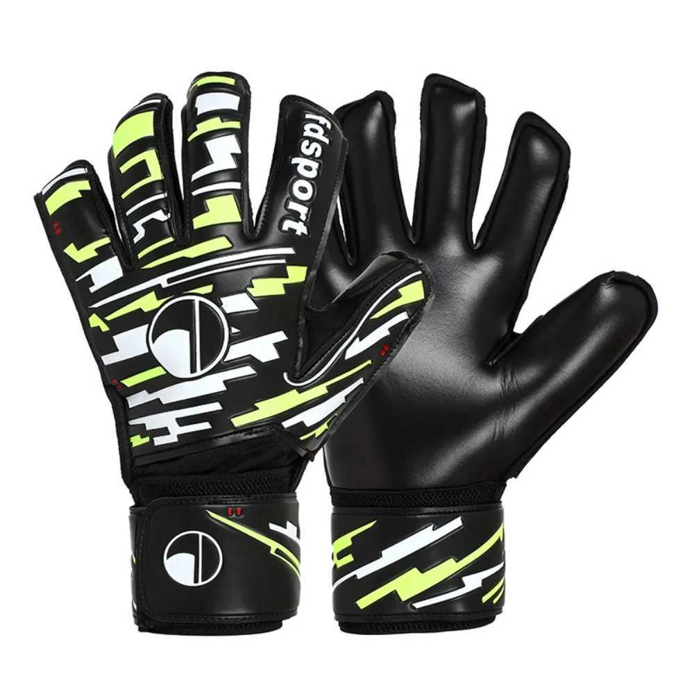 Anti Slip Goalkeeper Gloves Latex Protective Fingers Kids Football Goalie Gloves Soft Wear Resistant Game Goalkeeper GlovesXJ250606