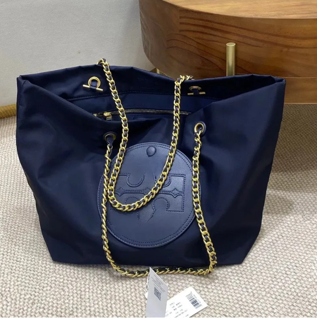Nylon Chain Tote Bag Oxford Cloth Waterproof Commuter Large Capacity T B Shoulder Bag Handheld Women's Bag ccz