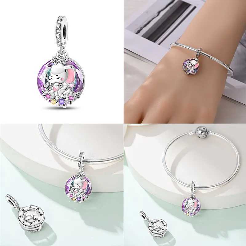 New 100% 925 Sterling Silver Hug Charms Suitable For 925 Original Bracelet Women DIY Jewelry Making MotherS Day Gift XJ250607