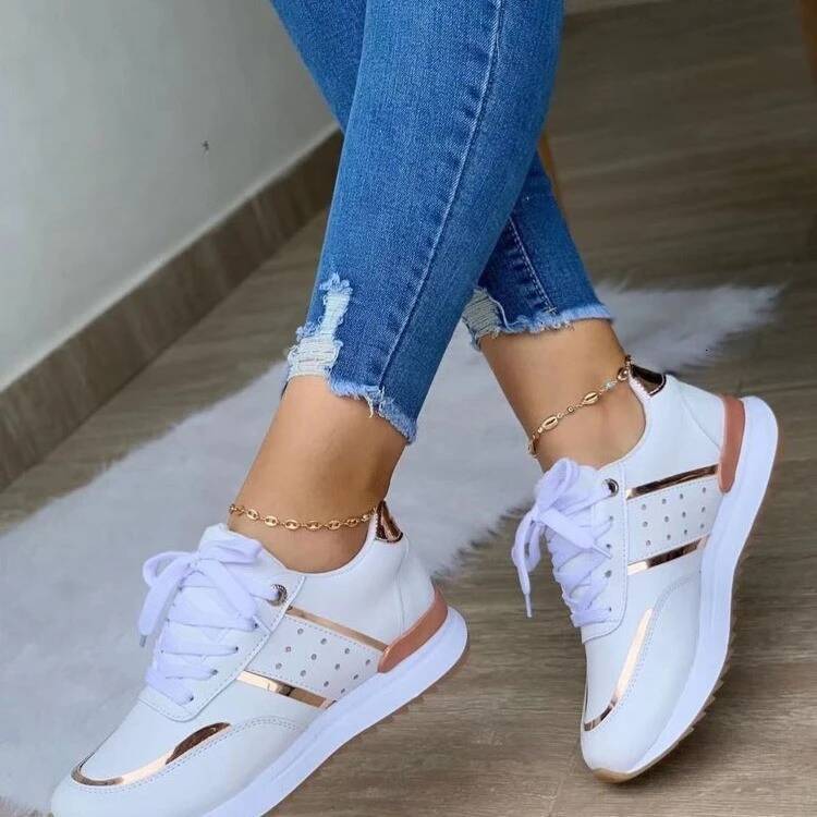 Ddmyoutdoor Ddmyoutdoor Sneakers Summer Casual Shoes For Women S Outdoor Sports New Thick Soled Jogging PU Breathable Single Shoe Large Size Outdoor S