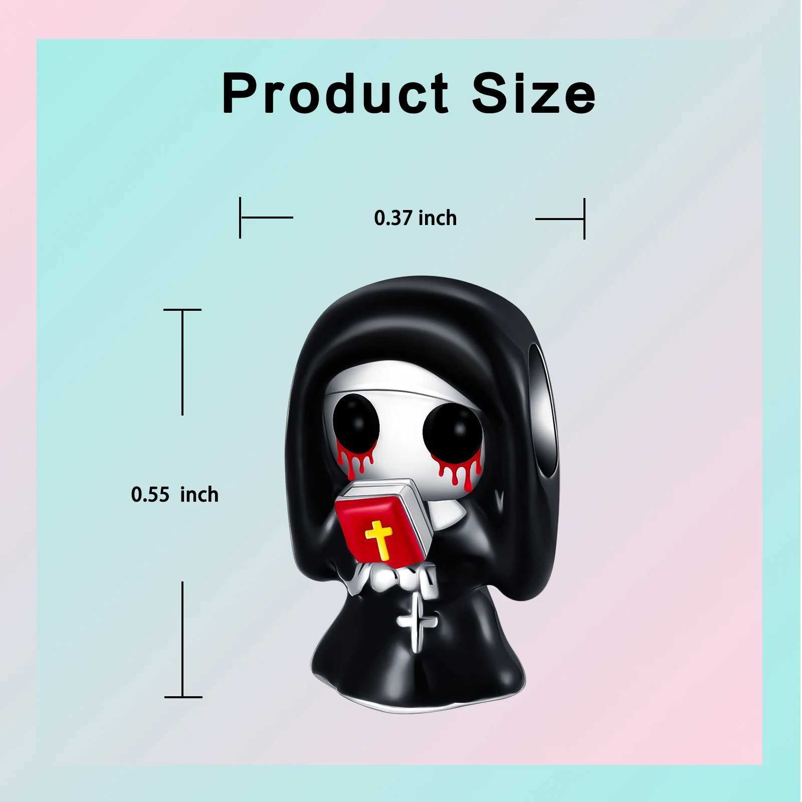 Skull Demon Pumpkin Head Ghost Halloween Pendant Jewelry Beads for s925 Original Bracelet Plata De Ley 925 boutique charms gift XJ250607