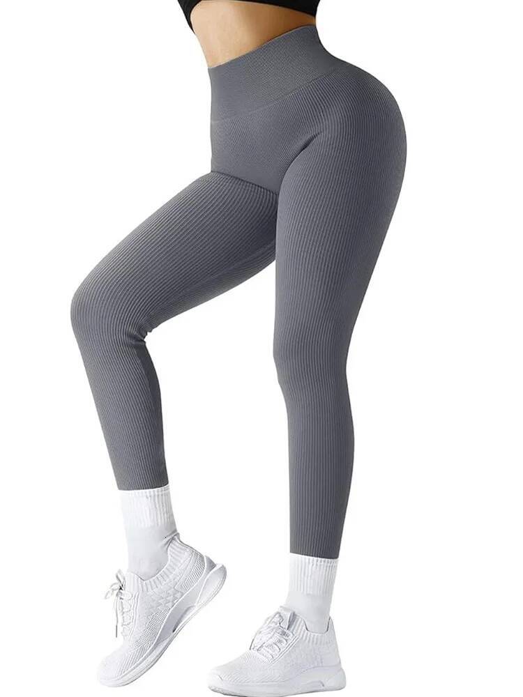 Yoga Pants High Waisted Sport Gym Fiess Leggings Women Seamless Female Legging Tummy Control Running Tights