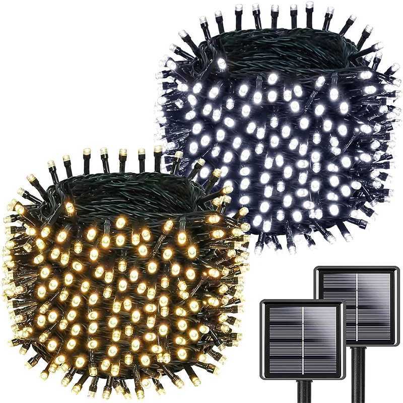 Solar String Light Fairy Garden Waterproof Outdoor Lamp 6V Garland For Christmas Xmas Holiday Party Home Decoration W250607