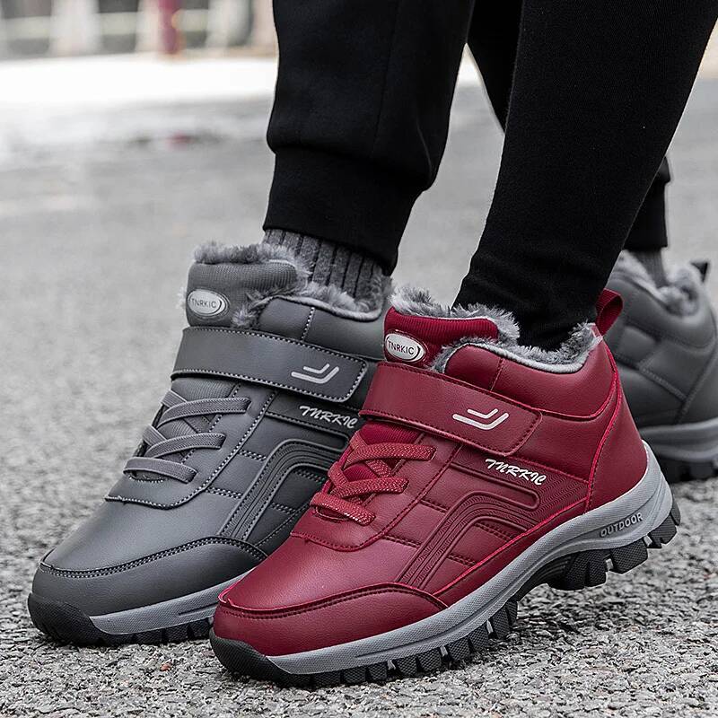 Ddmyoutdoor Ddmyoutdoor Men S Snow Women Slip On Winter Waterproof Comfortable Ankle Boots Sneakers Plush Hiking Walking Couple Shoes Outdoor Outdoor 