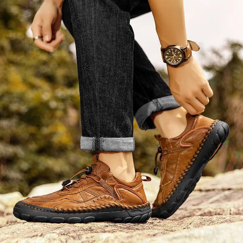Ddmyoutdoor High Quality Men S Trekking Sneakers Big Size Classic Khaki Hiking Shoes For Outdoor Casual Sneaker Zapatillas Hombre Outdoor Shoes