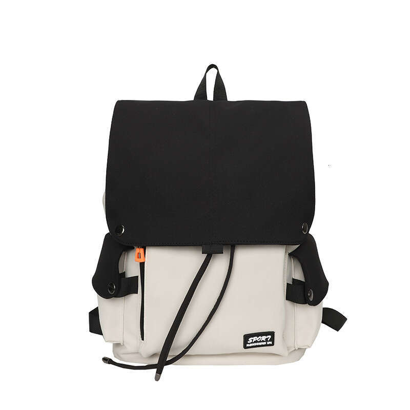 Campus Backpack for Male College Students, Simple and Versatile, Large Capacity Travel Bag, Lightweight Female High School Students Laptop Backpack, T