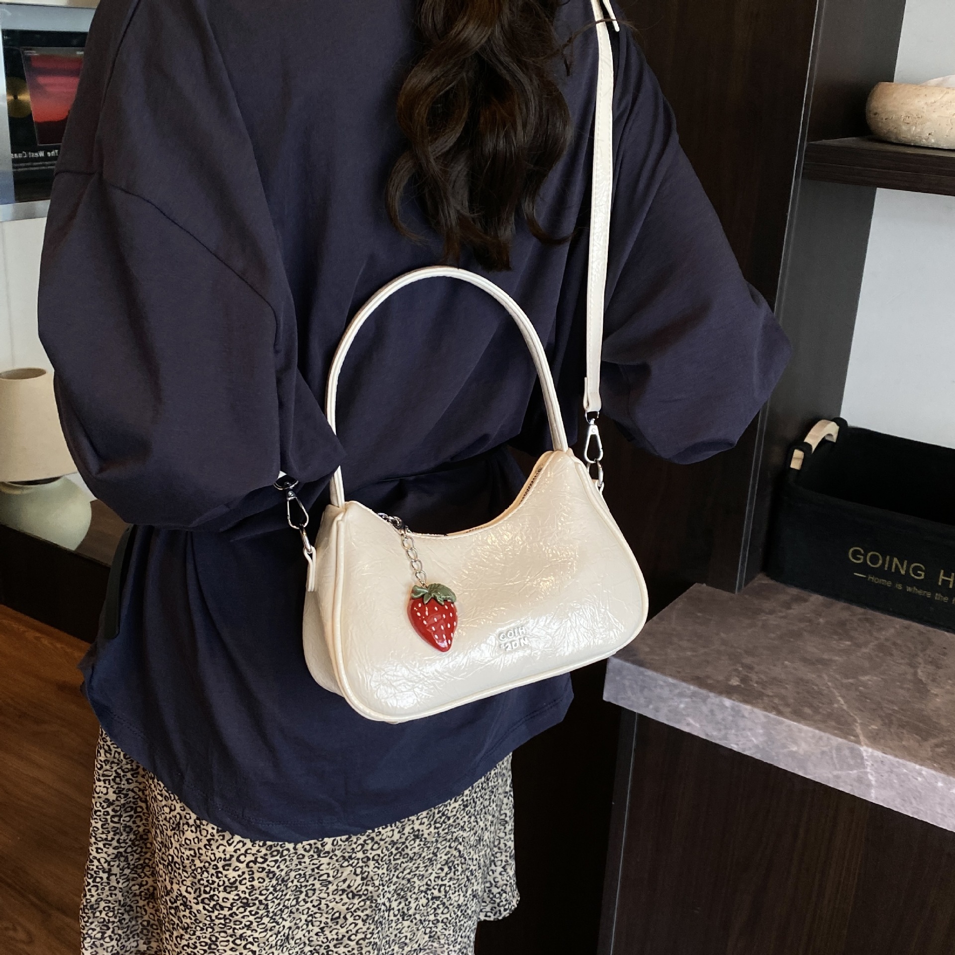 designer Korean Style Trendy Underarm Dumpling Bag for Women 2025 New Fashion Simple Shoulder Bag Niche High-Quality Texture Crossbody Bag